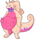 ambiguous_gender anthro belly bulge duo flaccid generation_6_pokemon genitals goodra hi_res imprint itzwooloo male male/ambiguous mr._snoodle_(itzwooloo) nintendo penis pokemon pokemon_(species) slightly_chubby soft_vore vore