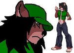  abs black_hair brown_eyes claws clothed clothing crotch_bulge feline frown hair hat le&oacute;otnielgaylion leo leo_otniel leo_otniel_(character) lion male mammal open_mouth open_shirt otnielgaylion pants plain_background shirt solo tongue tongue_out white_background 