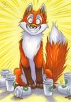  :d caffiene_high canine claws coffee cup cups feral fox happy kacey mammal smile solo spilled starbucks 