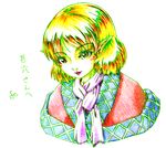  bad_id bad_pixiv_id face feconf lips mizuhashi_parsee pointy_ears portrait solo touhou traditional_media 