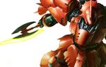  axe char's_counterattack energy_axe gundam mecha no_humans oldschool realistic sazabi science_fiction simple_background solo tori_yuhu weapon white_background 