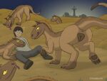 animal_genitalia animal_pussy anus bestiality brown_body brown_fur brown_hair butt canid canine canine_genitalia canine_pussy canis city claws clothed clothing coyote desert fallout female feral fur genitals group hair hi_res human human_on_feral hybrid interspecies licking licking_lips male mammal microsoft night night_stalker_(fallout) open_mouth paws pit_viper pussy question_mark rattlesnake reptile scalie snake strohdelfin tail tongue tongue_out viper yellow_eyes