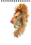  emboss0320 feline king lion male mammal portrait royalty scan solo 