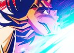 2boys 80s action animated animated_gif armor cancer_deathmask deathmask dragon_shiryuu fight fighting knights_of_the_zodiac lowres multiple_boys oldschool punch punching saint_seiya 