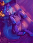  bed cutie_mark equine female feral flower friendship_is_magic horn lillium mammal my_little_pony princess_luna_(mlp) solo winged_unicorn wings 