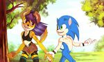  couple creepy duo fangs female forest hedgehog male mammal mina_mongoose mongoose nude open_mouth paradoxagent rodent sega sonic_(series) sonic_the_hedgehog teeth tree wood 