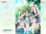  1/2_summer alcot_honeycomb calendar seifuku sesena_yau wallpaper 