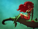  breasts cosplay female hair human jordanmead looking_at_viewer mammal poison_ivy red_hair solo the_batman the_little_mermaid 