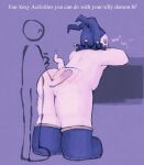 anthro atlus big_butt boots boots_only butt butt_slap clothing demon duo footwear footwear_only jack_frost_(megami_tensei) megami_tensei miii_cho mostly_nude sega shoes slap slightly_chubby small_tail tail thick_thighs