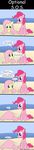  blue_eyes comic dialog dialogue english_text equine female feral fluttershy_(mlp) friendship_is_magic horse loceri mammal my_little_pony ocean pegasus pinkie_pie_(mlp) pony sand sea seaside text water wings 