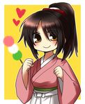  blush fukumitsu_(kirarirorustar) hakuouki_shinsengumi_kitan heart smile solo yukimura_chizuru 