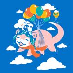  alternate_color balloon blue_sky cloud cloudy_sky creatures_(company) cuhelski day drifloon floating game_freak gen_1_pokemon gen_3_pokemon gen_4_pokemon nintendo no_humans outdoors pokemon pokemon_(creature) scarf shiny_pokemon sky slowpoke swablu 