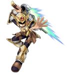 1boy armor blade fighter_(kid_icarus) full_body helmet kid_icarus kid_icarus_uprising male male_focus nintendo official_art pteruges solo sword weapon white_background 
