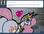  &hearts; blush butt english_text equine female friendship_is_magic hair horn horse john_joseco my_little_pony pony princess_celestia_(mlp) tumblr winged_unicorn wings 