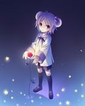  allegretto_(pixiv) animal_ears bad_id bad_pixiv_id copyright_request flower mouse_ears ribbon short_hair solo 