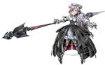  artist_request ashlotte_maedel drill_hair gothic_lolita lolita_fashion polearm robot solo soulcalibur soulcalibur_iv spear weapon 