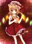  bad_id bad_pixiv_id blonde_hair flandre_scarlet ou_(swdp) red_eyes solo touhou wings 
