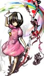  animal_ears bad_id bad_pixiv_id black_hair bunny_ears inaba_tewi lefthand short_hair solo touhou 