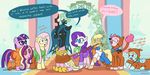  absurd_res applejack_(mlp) changeling crossover daphne_blake dialog dialogue docwario equine female feral fluttershy_(mlp) fred_jones friendship_is_magic hair hi_res horn horse imposter mammal mask multi-colored_hair my_little_pony norville_rogers pegasus pinkie_pie_(mlp) pony queen_chrysalis_(mlp) rainbow_dash_(mlp) rainbow_hair rarity_(mlp) rope scooby-doo scooby-doo_(series) scrappy-doo text twilight_sparkle_(mlp) unicorn velma_dinkley wings zoinks! 