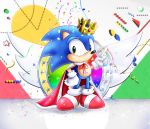  2017 alcyone black_nose crown eulipotyphlan hedgehog mammal smile solo sonic_(series) sonic_the_hedgehog 