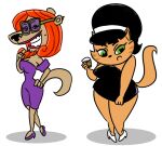 2025 4_fingers accessory alcohol angry anthro arms_bent armwear bare_shoulders bedroom_eyes beverage big_breasts big_eyes big_iris big_mouth_(anatomy) big_nose biped black_clothing black_dress black_eyebrows black_hair black_nose breasts chin_tuft cleavage closed_frown clothed clothed_anthro clothed_female clothing clothing_pull color_edit colored container cougar counting_cougar cup curved_eyebrows dark_hair dark_nose detached_sleeves digital_drawing_(artwork) digital_media_(artwork) domestic_cat dress dress_pull duo embarrassed extended_arm eyebrows eyelashes eyewear facial_markings facial_tuft felid feline felis female fingers footwear frown full-length_portrait fur fur_tuft glass glass_container glass_cup glasses green_eyes green_eyewear green_glasses grin grinning_at_viewer hair hair_accessory hairband hand_on_hip hand_on_own_hip head_markings high_heels holding_beverage holding_container holding_cup holding_glass holding_object humanoid_hands ice_cube iris legs_together light_body light_ears light_fur light_hair light_inner_ear light_stripes light_tail lipstick long_eyelashes looking_at_viewer looking_down makeup mammal markings mature_anthro mature_female medium_hair mole_(marking) monotone_armwear monotone_background monotone_body monotone_clothing monotone_dress monotone_footwear monotone_fur monotone_hair monotone_high_heels monotone_shoes monotone_tail mouth_closed mrs._katswell narrowed_eyes nickelodeon pink_lipstick pointy_ears portrait prick_ears pupils purple_armwear purple_clothing purple_dress purple_footwear purple_high_heels rectangular_glasses red_hair seductive shadow shoes short_dress simple_background smaggthesmug small_waist smile smiling_at_viewer snout standing straight_leg striped_body striped_face striped_fur stripes t.u.f.f._puppy tail tan_body tan_ears tan_fur tan_inner_ear tan_stripes tan_tail teeth thick_thighs thin_eyebrows third-party_edit three-quarter_view tuft wearing_glasses white_background white_clothing white_footwear white_hairband white_high_heels wide_hipped_anthro wide_hipped_female wide_hips
