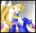  all_fours anthro bed bent_over canine cum cum_in_ass cum_inside cumshot doggy_position doggystyle duo erection fox from_behind gay hedgehog interspecies looking_back male mammal miles_prower multiple_tails nude orgasm penis sega sex sonic_(series) sonic_the_hedgehog 