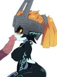 2024 absurd_res armor big_breasts black_body black_skin blush breasts clothing erection fellatio female female_focus fused_shadow genitals hair headgear headwear healerart helmet hi_res humanoid humanoid_focus humanoid_pointy_ears imp licking licking_tip midna nintendo nipple_outline not_furry oral orange_hair penetration penile penis penis_lick pointy_ears ponytail pupils red_eyes red_pupils sex shallow_penetration short_stack solo_focus sucking_tip the_legend_of_zelda tongue tongue_out twili twilight_princess yellow_sclera
