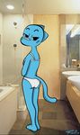  bra butt cat feline female fr0st looking_at_viewer looking_back mammal milf mother nicole_watterson oddly_sexy panties parent solo the_amazing_world_of_gumball underwear 