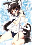  animal_ears buruma gym_uniform megane ojitea tail 