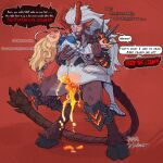 2025 2_horns 5_fingers ambiguous_penetration animal_genitalia animal_humanoid areola armor balls big_butt big_hair biped black_armor black_bodysuit black_clothing black_eyebrows black_footwear black_hooves black_shoes black_skinsuit black_text blonde_hair blue_bodysuit blue_clothing blue_eyes blue_footwear blue_shoes blue_skinsuit blush bodily_fluids bodysuit bovid bovid_humanoid breasts brown_balls brown_body brown_claws brown_fur brown_sheath brown_tail butt caprine caprine_demon caprine_humanoid carrying_another carrying_partner claws clothed clothed_female clothed_human clothed_sex clothing cloven_hooves colored_cum cum cum_inside cum_on_balls cum_on_own_balls cum_on_own_penis cum_on_penis cum_on_self dagger_(marvel) darkchylde_(marvel) dated demon demon_humanoid dialogue duo ear_piercing english_text excessive_cum excessive_genital_fluids eye_roll eyebrows eyelashes female female_human female_penetrated finger_claws fingers footwear forehead_gem fur gem genital_fluids genitals glowing glowing_cum glowing_eyes grey_body grey_hair grin gynomorph gynomorph/female gynomorph_humanoid gynomorph_penetrating gynomorph_penetrating_female hair half-closed_eyes hand_on_back head_back hi_res hooves horn human human_on_humanoid human_penetrated humanoid humanoid_penetrating humanoid_penetrating_human humanoid_pointy_ears inner_monologue intersex intersex/female intersex_humanoid intersex_penetrating intersex_penetrating_female interspecies knee_guards larger_gynomorph larger_humanoid larger_intersex lips long_hair long_sleeves long_tail looking_pleasured mammal mammal_humanoid marvel marvel_rivals medium_breasts mostly_nude mostly_nude_gynomorph mostly_nude_humanoid multicolored_armor multicolored_body multicolored_bodysuit multicolored_clothing multicolored_footwear multicolored_shoes multicolored_skinsuit multiple_piercings narrowed_eyes nipple_piercing nipple_ring nipples orange_armor orange_cum orange_eyes palms penetration penile penile_penetration penile_spines penis piercing pink_areola pink_lips pink_nipples pink_tongue pointy_ears profanity red_areola red_background red_gem red_horn red_lips red_nipples red_penis red_sclera red_text ribs ridged_horn ring_piercing sex sheath shoes shoulder_guards signature simple_background size_difference skinsuit smaller_female smaller_human smile speech_bubble stand_and_carry_position standing standing_sex superhero tail talking_to_another talking_to_partner teeth text tharrek thinking tight_clothing tongue torn_bodysuit two_tone_armor unguligrade unusual_bodily_fluids unusual_cum unusual_genital_fluids white_bodysuit white_clothing white_footwear white_shoes white_skinsuit white_text wrist_grab
