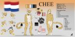 4_toes 5_fingers absurd_res anthro balls barbed_glans beige_teeth belly bilingual black_claws black_pawpads black_spots black_tail_tip blue_eyes brown_collar butt character_name chee_(gery) cheetah claws collar color_swatch dipstick_tail dutch dutch_flag earth fangs feet felid feline fingers front_view fur genitals gesture glans grey_teeth height hi_res information looking_at_view male male_(lore) male_anthro mammal markings measurements model_sheet mouth_closed notbad621 nude nude_anthro nude_male open_mouth orange_background pawpads penis pink_glans pink_insides pink_mouth pink_penis pink_tongue planet planet_cock_ring planet_collar_tag rear_view simple_background small_penis smile solo spots stated_gender tail tail_markings tan_body tan_ears tan_fur teeth text toe_claws toes tongue waving waving_at_viewer white_background white_balls white_belly white_body white_butt white_fur white_hands white_inner_ear