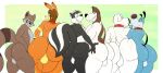 2025 4_fingers anthro backsack balls barnyard_dawg big_butt big_nose big_tail black_body black_ears black_fur black_nose blue_body blue_fur brian_griffin brown_body brown_ear_tips brown_fur brown_stripes butt butt_grab butts_touching canid canine canis cheek_tuft collar collar_only crossover daxter dipstick_ears domestic_dog ear_markings ears_up english_description eyebrows facial_markings facial_tuft family_guy fingers fluffy fluffy_tail footfoxxy fur genitals green_background grey_eyebrows group guardians_of_the_galaxy half-closed_eyes hand_on_butt happy_higgenbottom head_markings head_tuft hi_res humanoid_hands jak_and_daxter looking_at_another looking_back looney_tunes male mammal markings marvel mephitid multicolored_ears mustelid narrowed_eyes naughty_dog nickelodeon notched_ear nude nude_anthro nude_male orange_body orange_fur ottsel pepe_le_pew procyonid raccoon raised_tail rear_view red_collar rocket_raccoon simple_background skunk slightly_chubby slightly_chubby_anthro slightly_chubby_male small_tail smile sony_corporation sony_interactive_entertainment standing striped_arms striped_markings striped_tail stripes tail tail_markings the_mighty_b! thick_eyebrows thick_thighs tuft warner_brothers white_body white_fur white_markings yellow_string