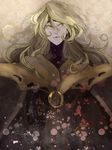  1boy blonde_hair cape dhaos headband long_hair tales_of_(series) tales_of_phantasia yellow_eyes 