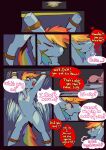 2024 asking_another asking_what asking_why basement black_border blue_body blue_feathers blue_fur blue_wings border capture captured cart cleaver color_coded color_coded_speech_bubble color_coded_text colored comic confuse confusion conjoined_speech_bubble cupcakes_(mlp_fanfic) detailed_background dialogue digital_drawing_(artwork) digital_media_(artwork) duo earth_pony ellipsis english_description english_text equid equine exclamation_point eyelashes feathers female female_feral feral flapping_wings friendship_is_magic fur hair hasbro hatching_(art) heart_font hi_res hooves horse interjection irregular_speech_bubble mammal mostly_offscreen_character multicolored_hair multicolored_tail my_little_pony mythological_creature mythological_equine mythology name_in_dialogue pegasus pink_body pink_fur pink_hooves pinkie_pie_(mlp) pointy_speech_bubble pony purple_eyes quadruped question_mark questioning_ellipsis rainbow_dash_(mlp) rainbow_hair rainbow_tail red_heart red_speech_bubble restrained restrained_arms restrained_legs scared scared_face serious serious_business serious_face shaded sinful_pie solo solo_focus speech_bubble spread_arms spread_legs spreading struggling surprise tail teeth text unguligrade waking_up white_speech_bubble white_text wings worried worried_face yellow_text
