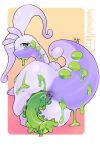 2025 2:3 absurd_res animal_genitalia animal_penis anus bedroom_eyes butt dragon feral frill_(anatomy) frilly_penis gastropod gastropod_penis generation_6_pokemon genitals goodra hi_res looking_at_viewer looking_back looking_back_at_viewer male mollusk mythological_creature mythological_scalie mythology narrowed_eyes nintendo penis perfectlynormal pokemon pokemon_(species) presenting presenting_hindquarters presenting_penis scalie seductive slime solo tail thick_tail unusual_anatomy unusual_genitalia unusual_penis