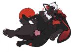 2025 animal_genitalia animal_penis anthro areola arm_around_partner balls black_body black_fur blush bodily_fluids breasts canid canine canine_genitalia canine_penis canis claws clitoral clitoral_masturbation curled_horn curled_tail digital_media_(artwork) duo eyebrow_piercing eyes_closed facial_piercing female from_behind_position fur genital_fluids genitals hair heart_(marking) heart_symbol hi_res holding_leg horn inner_ear_fluff intimate kissing knot knotted_penis lagomorph leporid loho long_ears male male/female mammal markings masturbation mystery.dog neck_tuft nipples one_fang pawpads paws penetration penis piercing pussy_juice_on_penis rabbit red_hair red_inner_ear romantic romantic_couple saliva sex simple_background spoon_position tail toe_claws tongue tuft vaginal vaginal_fluids vaginal_penetration white_background white_hair wolf
