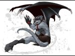 action_pose anthro claws dragon feet fur hi_res kredri male mythological_creature mythological_scalie mythology pose scalie soles solo toes
