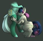  333456 anthro anthrofied bonbon_(mlp) breasts butt cloth clothing cutie_mark equine female friendship_is_magic hair horn horse legwear lesbian licking lyra_(mlp) lyra_heartstrings_(mlp) mammal my_little_pony oral oral_sex pony pussy sex stockings tongue tongue_out unicorn 