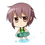  bad_id bad_pixiv_id bangs brown_eyes brown_hair chibi innertube lowres nagato_yuki one-piece_swimsuit short_hair six_(fnrptal1010) skirt solo suzumiya_haruhi_no_shoushitsu suzumiya_haruhi_no_yuuutsu swimsuit 