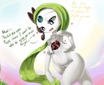  &hearts; anthro breasts english_text female giant legendary_pok&#233;mon macro meloetta nintendo nipples pok&#233;mon pok&eacute;mon pussy text theboogie video_games vorarephilia vore wet_pussy wide_hips 