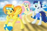  beach_ball bikini blue_body blue_hair clothed clothing equine eyewear female feral fluttershy_(mlp) friendship_is_magic green_eyes hair horse male mammal multi-colored_hair my_little_pony ocean orange_hair pegasus pink_hair pony sand sea seaside skimpy soarin_(mlp) spitfire_(mlp) spitshy swimsuit the_wonderbolts_(mlp) tight_clothing water wing_boner wings wonderbolts_(mlp) yellow_body yellow_eyes 