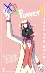 5:8 anthro black_tie_(suit) canid canine canis clothing fuzamu handwear hat headgear headwear hi_res kind magic_user male mammal solo suit the wolf yellow_eyes