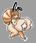 anthro aquatic_gastropod areola areola_slip blush cephalopod fake_ears fake_rabbit_ears female gastropod jorunna_parva lips looking_at_viewer marine mollusk nautilus nudibranch pasties sea_slug short_stack simple_background slimey_art slug solo star_pasties suction_cup tentacle_limbs