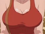  akahori_gedou_hour_rabuge animated animated_gif bouncing_breasts breasts cleavage large_breasts lowres sashima_kaoruko 