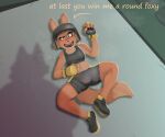 absurd_res anthro blush bodily_fluids boxin boxing boxing_gloves canid canine clothing daki_woo diane_foxington dreamworks duo female fighting_ring fox genitals handwear hi_res humanoid male male/female mammal red_fox sport sweat sweatdrop sweaty_genitalia the_bad_guys translucent true_fox