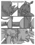  anal_penetration comic elephant gay male mammal penetration penis rhinoceros sex sudonym 