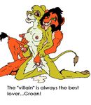  anthrofied breasts cum disney duo father_and_daughter feline female fingering handjob incest licking lion lioness male mammal nipples pussy pussy_juice scar scar_(the_lion_king) sex shot slicked_back_hair the_lion_king tongue vitani 
