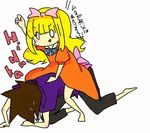  2boys barefoot child crossdressing gary_(pokemon) lowres multiple_boys ookido_shigeru pokemon satoko_(pokemon) satoshi_(pokemon) 