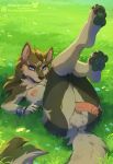 anthro anthrofied balls big_breasts breasts canid canine canis claws crossgender feet fleet-foot foreskin fur genitals grass green_body green_fur green_hair gynomorph hair hi_res humanoid_genitalia humanoid_penis intersex link_(wolf_form) mammal mtg_crossgender mti_crossgender nintendo nipples nude pawpads paws penis plant soles solo tail the_legend_of_zelda toes twilight_princess wolf
