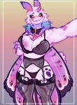 absurd_res anthro arthropod big_breasts breasts clothing female hi_res insect insect_wings lepidopteran lingerie liondealer moth nipples solo thick_thighs wings